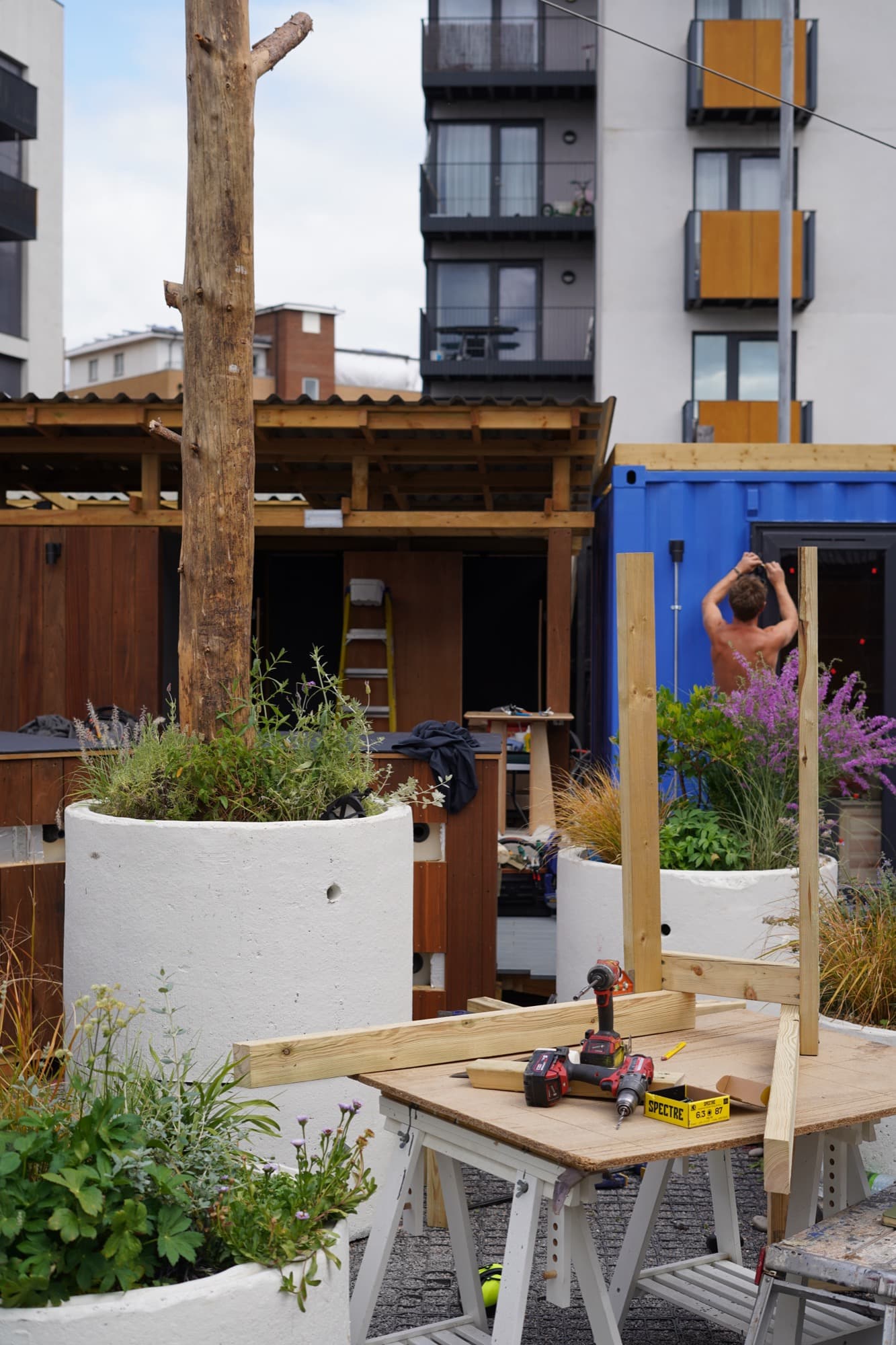 Kindling community sauna